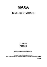 MAXA mobil klma 2007 magyar nyelv hasznlati tmutat